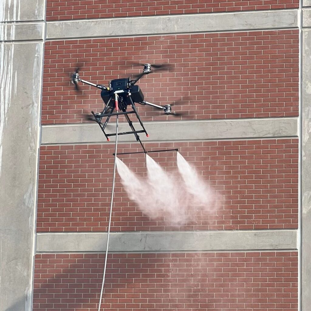Drone Pressure Washing | Innovative Building Exterior Cleaning | IBS